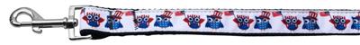 Dog & Cat Nylon Collar or Leash, "American Owls"