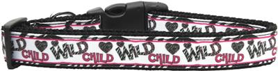 Dog & Cat Nylon Collar or Leash, "Wild Child"