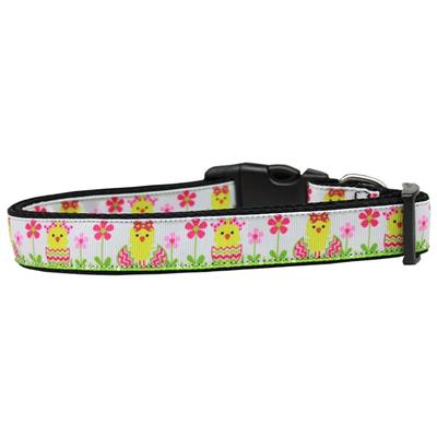 Dog & Cat Nylon Collar or Leash, "Spring Chicken"