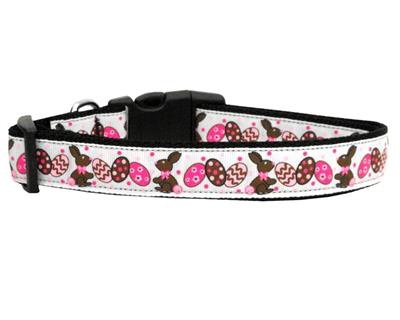 Dog & Cat Nylon Collar or Leash, "Chocolate Bunnies"