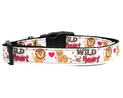 Dog & Cat Nylon Collar or Leash, "Wild At Heart"