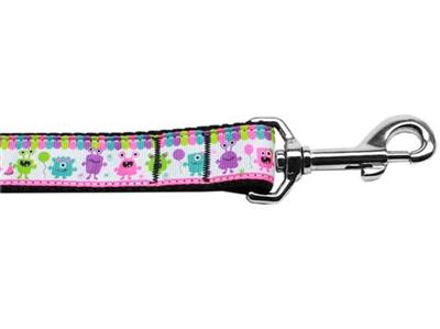 Dog & Cat Nylon Collar or Leash, "Party Monsters"