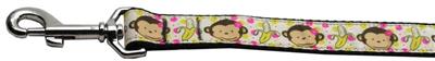 Dog & Cat Nylon Collar or Leash, "Monkeys & Bananas"