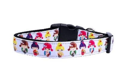 Dog & Cat Nylon Collar or Leash, "Crazy for Kimonos"