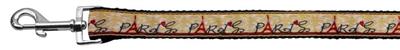 Dog & Cat Nylon Collar or Leash, "From Paris With Love"