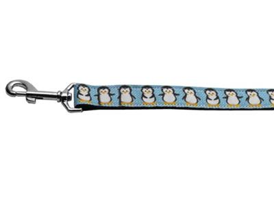 Christmas Dog & Cat Nylon Collar or Leash, "Penguins"