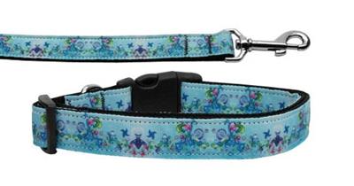Dog & Cat Nylon Collar or Leash, "Dreamy Blue"
