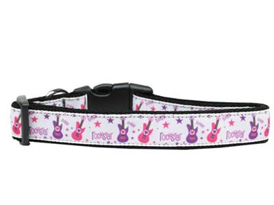 Dog & Cat Nylon Collar or Leash, "Rockstar"