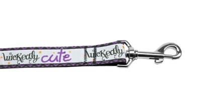 Halloween Dog & Cat Nylon Collar or Leash, "Wickedly Cute"