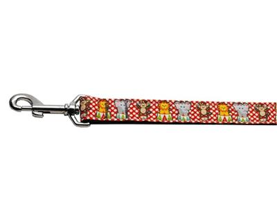 Dog & Cat Nylon Collar or Leash, "Circus Smirkus"