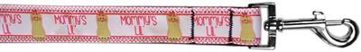 Dog & Cat Nylon Collar or Leash, "Mommy's Lil Peanut"