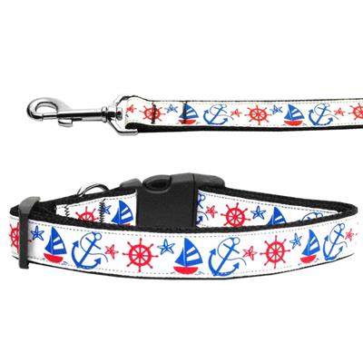 Dog & Cat Nylon Collar or Leash, "Anchors Away"