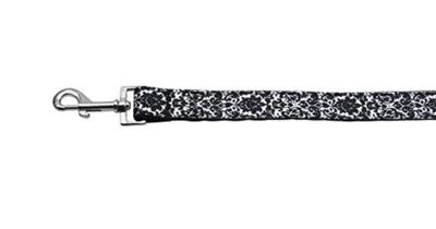 Dog & Cat Nylon Collar or Leash, "Fancy Black and White"