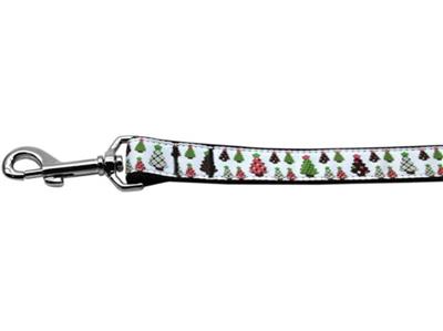 Christmas Dog & Cat Nylon Collar or Leash, "Designer Christmas Trees"
