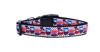 Dog & Cat Nylon Collar or Leash, "Proud Owls"