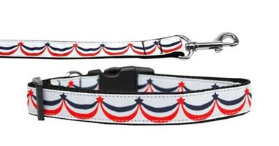Dog & Cat Nylon Collar or Leash, "American Swag"