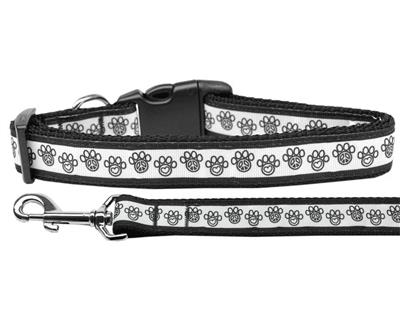 Dog & Cat Nylon Collar or Leash, "Peace Paw"