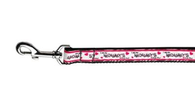 Dog & Cat Nylon Collar or Leash, "Mommy's Mini Me"