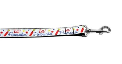 Dog & Cat Nylon Collar or Leash, "Lil' Firecracker"