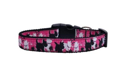 Dog & Cat Nylon Collar or Leash, "Plaid Pups"
