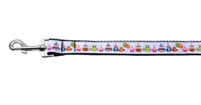 Dog & Cat Nylon Collar or Leash, "Party Owls"