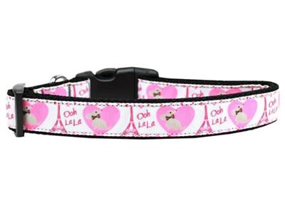 Dog & Cat Nylon Collar or Leash, "Oh La La Paris"