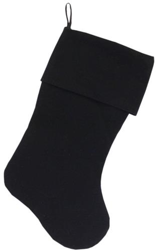 Velvet Christmas Stocking Blank, Plain