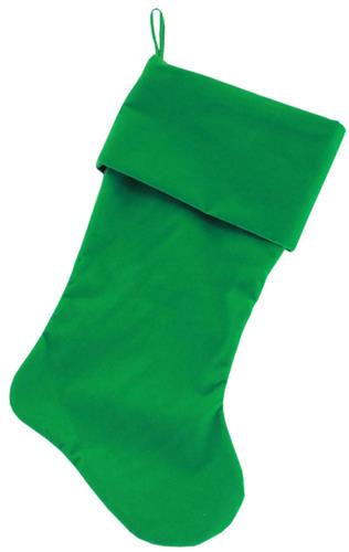 Velvet Christmas Stocking Blank, Plain