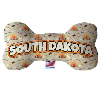 Dog Plush Bone Toys, "South Dakota State Options"