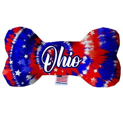 Dog Plush Bone Toys, "Ohio State Options"