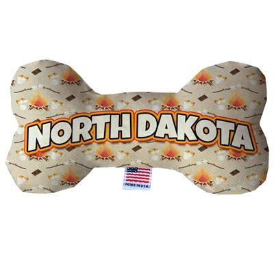 Dog Plush Bone Toys, "North Dakota State Options"