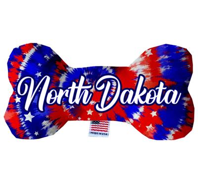 Dog Plush Bone Toys, "North Dakota State Options"