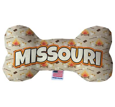 Dog Plush Bone Toys, "Missouri State Options"