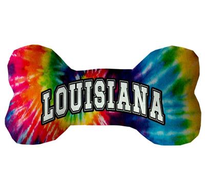 Dog Plush Bone Toys, "Louisiana State Options"