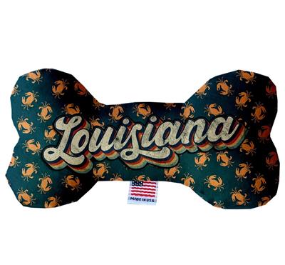 Dog Plush Bone Toys, "Louisiana State Options"