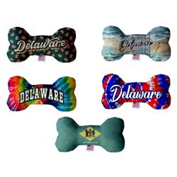 Dog Plush Bone Toys, "Delaware State Options"