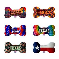 Dog Plush Bone Toys, "Texas Desert"