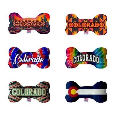 Dog Plush Bone Toys, "Colorado Desert"