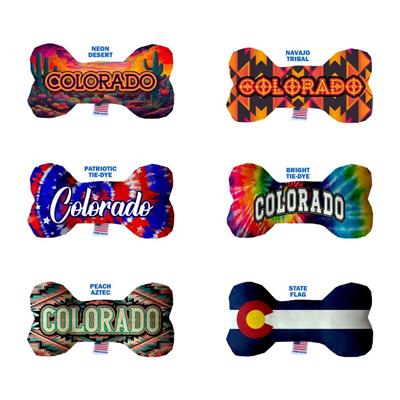 Dog Plush Bone Toys, "Colorado Desert"