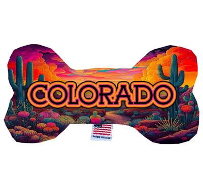 Dog Plush Bone Toys, "Colorado Desert"