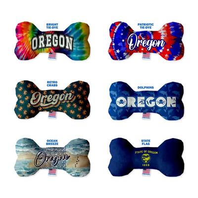 Dog Plush Bone Toys, "Oregon Coast"