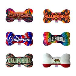 Dog Plush Bone Toys, "California Desert"