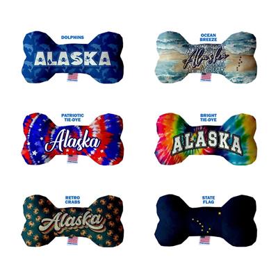Dog Plush Bone Toys, "Alaskan Coast"
