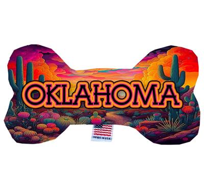 Dog Plush Bone Toys, "Oklahoma State Options"