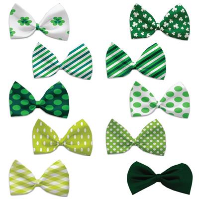 Dog & Cat Bow Ties, "St. Patrick's Day Group"