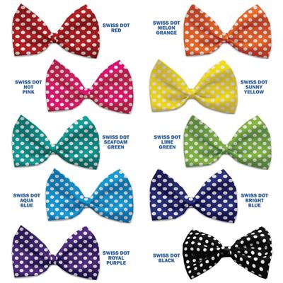 Dog & Cat Bow Ties, "Swiss Dots Group"