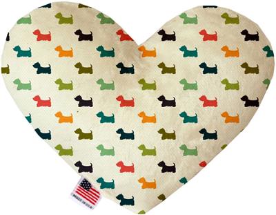 Dog Plush Heart or Bone Toy, "Westie World Group"