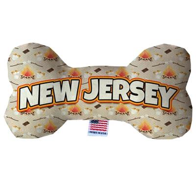Dog Plush Bone Toys, "New Jersey State Options"