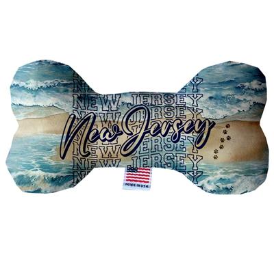 Dog Plush Bone Toys, "New Jersey State Options"