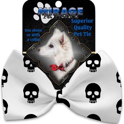 Halloween Dog & Cat Bow Ties, "Skulls Group"